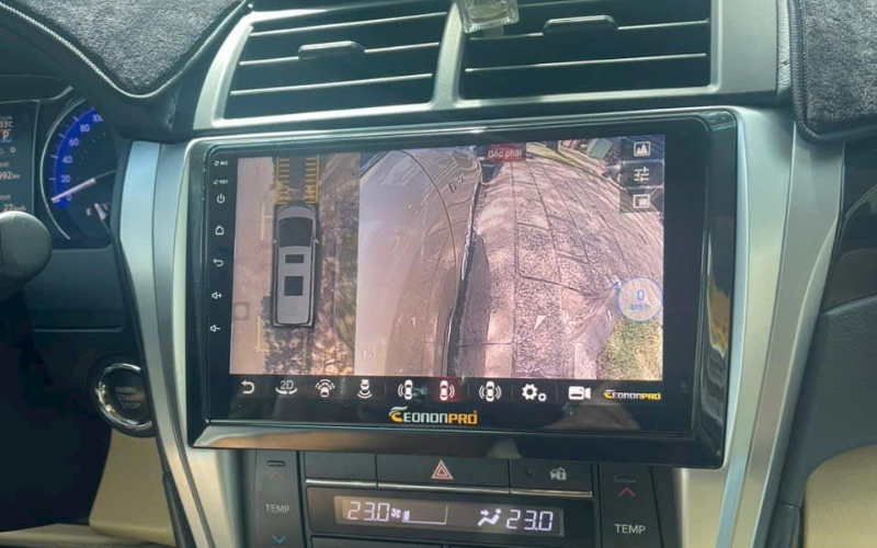 Camera 360 trên màn hình android ô tô Eonon Pro
